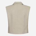 Co Couture LeenaCC Linen Vest Bone