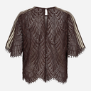 Co Couture LetiCC Lace Blouse Dark Brown