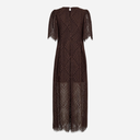 Co Couture LetiCC Lace Maxi Dress Dark Brown