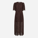 Co Couture LetiCC Lace Maxi Dress Dark Brown
