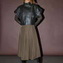 Co Couture LunaCC Long Skirt Dusty Army