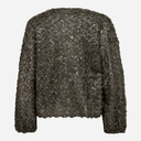 Co Couture MalinaCC Sequin V-Blouse Dusty Army