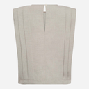 Co Couture MavaCC Padded Pleat Top Bone