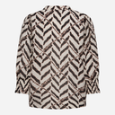 Co Couture MemphisCC SS V-Blouse Off White