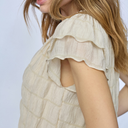 Co Couture MichaCC Sunrise Top Bisquit