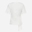 Co Couture Oriane Pleat t-shirt i hvid-4