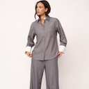 Co Couture PennyCC Pin Shirt Mid Grey