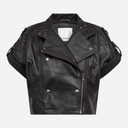 Co Couture PhoebeCC Leather Vest Black
