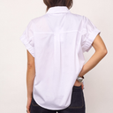 Co Couture PoppyCC Elastic Cuff SS Shirt White