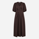 Co Couture PoppyCC Pleat Dress Dark Brown