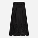 Co Couture PoppyCC Pleat Scallop Skirt Black