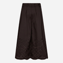 Co Couture PoppyCC Pleat Scallop Skirt Dark Brown