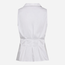 Co Couture PoppyCC V-Collar Top White