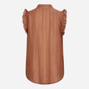 Co Couture ReggieCC Frill Top Suntan