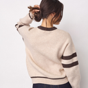 Co Couture RowCC Coco Logo Knit Creme
