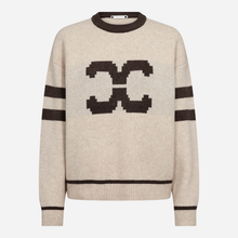 Co Couture RowCC Coco Logo Knit Creme