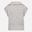 Co Couture RowCC Zip Knit Vest Grey Melange