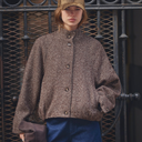 Co Couture SachaCC Balloon Jacket Dark Brown