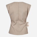 Co Couture SalvieCC Pleat Top Bone