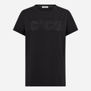 Co Couture StoneCC Signature Logo Tee Black