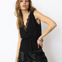 Co Couture SunnyCC Lace Top Black