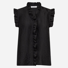 Co Couture TassyCC Frill Top Black