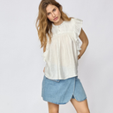 Co Couture TassyCC Top White