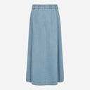 Co Couture TillyCC Anya Pleat Skirt Fade Denim