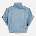 Co Couture TillyCC Vest Fade Denim