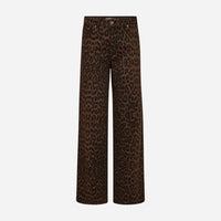 Co Couture LeoCC New Wide Pant Dark Brown