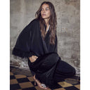 Co Couture AdnaCC Feather Shirt Black - J BY J Fashion