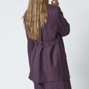 Co Couture AlmiraCC Fitted Blazer Plum