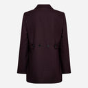 Co Couture AlmiraCC Fitted Blazer Plum