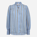 Co Couture AmoraCC Stripe V-Shirt Pale Blue