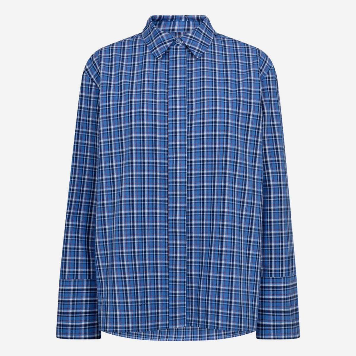 Co Couture AngelicaCC Check Shirt Blue