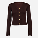 Co Couture BalinCC Cardigan Dark Brown