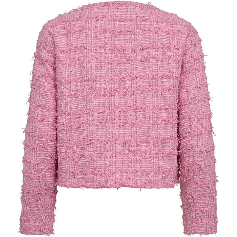 Co Couture CalaCC Check Boucle Jacket Candyfloss - J BY J Fashion
