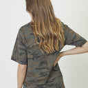 Co Couture CamouCC Denim Blouse Camouflage