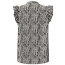 Co Couture CarolaCC Frill Top Off White - J BY J Fashion