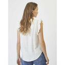 Co Couture CarynCC Frill Top Off White