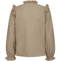 Co Couture ChessCC Dot Shirt Sand - J BY J Fashion