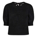 Co Couture CoralieCC Bow Rib Knit Black - J BY J Fashion