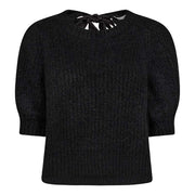 Co Couture CoralieCC Bow Rib Knit Black - J BY J Fashion