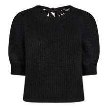 Co Couture CoralieCC Bow Rib Knit Black - J BY J Fashion