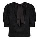 Co Couture CoralieCC Bow Rib Knit Black - J BY J Fashion