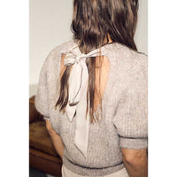 Co Couture CoralieCC Bow Rib Knit Walnut - J BY J Fashion
