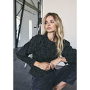 Co Couture DavinaCC Dot Smock Blouse Black