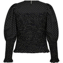 Co Couture DavinaCC Dot Smock Blouse Black