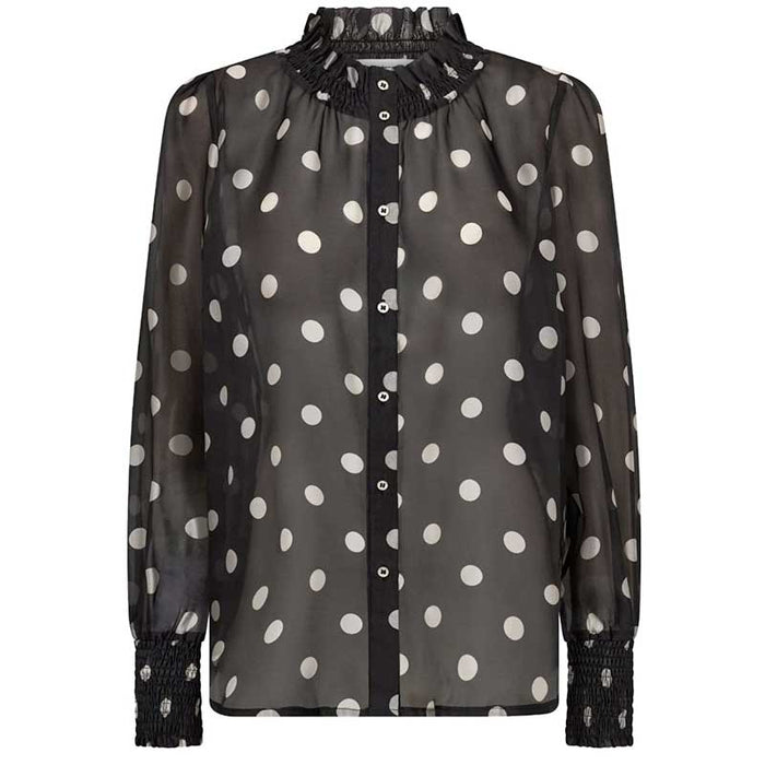 Co Couture DrewCC Dot Shirt Sort