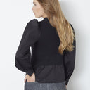 Co Couture ElisabethCC Mix Zip Knit Black